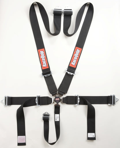 Racequip Sportsman SFI 16.1 5pt Camlock Harness Set - Black 741001 Photo - Primary