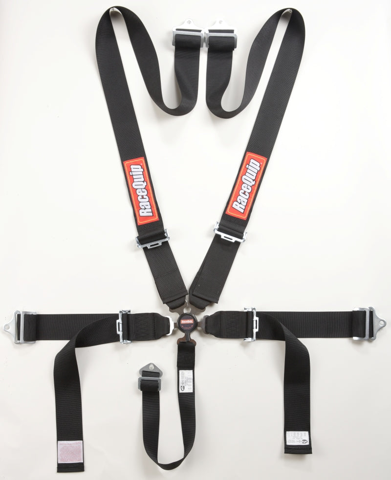 Racequip Sportsman SFI 16.1 5pt Camlock Harness Set - Black 741001 Photo - Primary