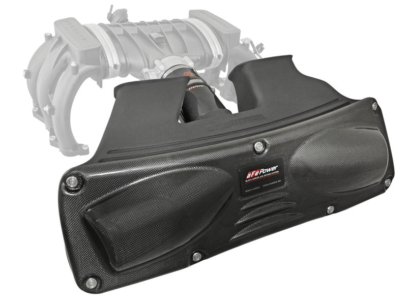 aFe Black Series Carbon Fiber Cold Air Intake System: Porsche 911 Carrera/ 52-12352-C Photo - Primary