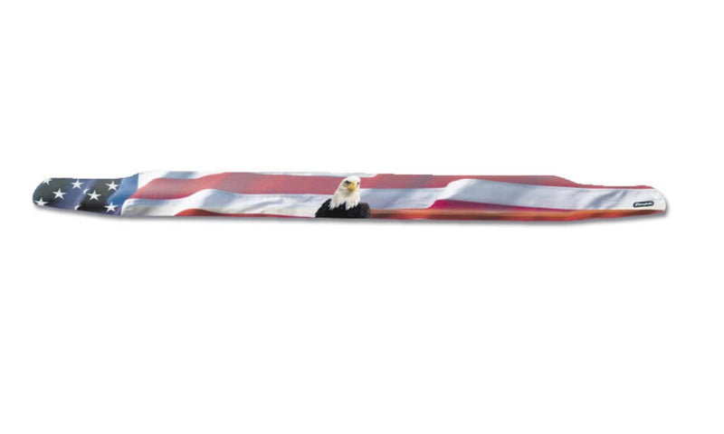 Stampede Vigilante Premium Hood Protector,American Flag w/Eagle 2158-30 Photo - Primary