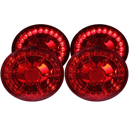 Anzo 2005-2010 Chevrolet Corvette LED Taillights Red 4pc 321168 Photo - Primary