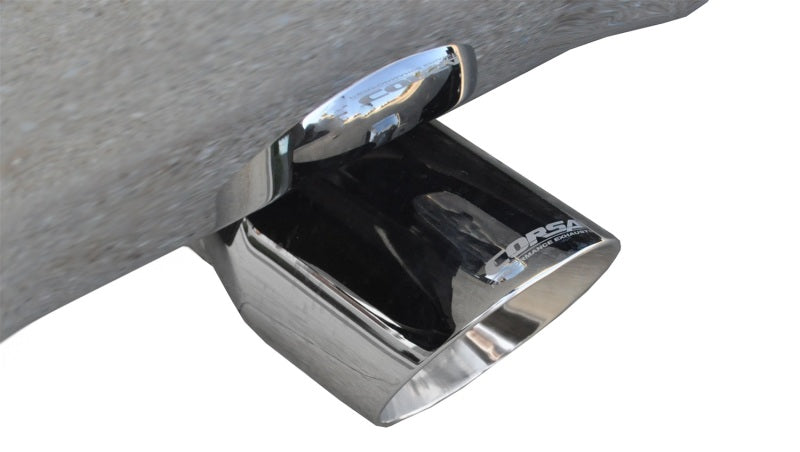 Corsa Performance Corsa 14 GMC Sierra/Chevy Silv 1500 Crew Cab/Std. Bed 5.3L V8 Polished 14870 Photo - Mounted