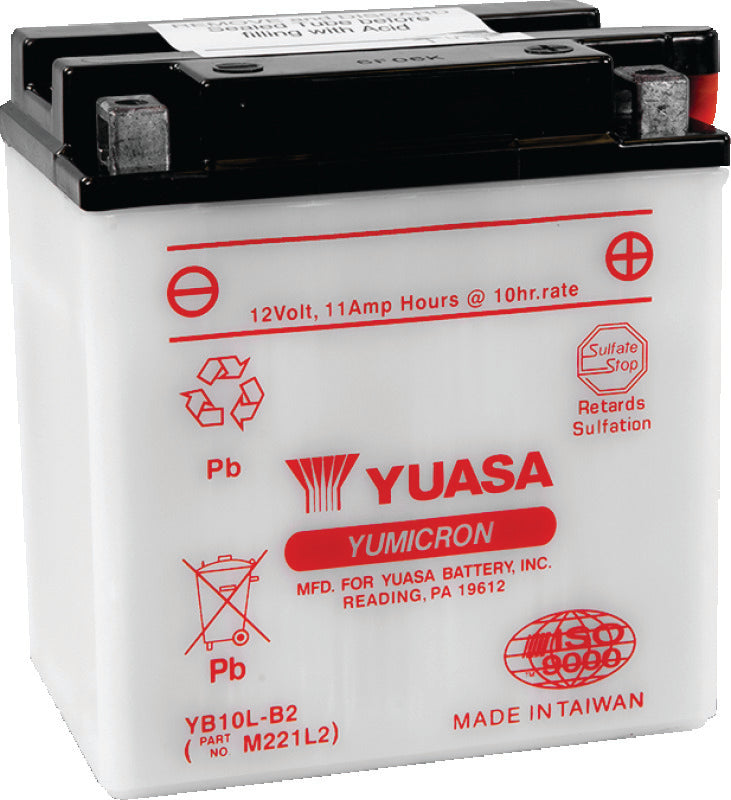 Yuasa Battery Yuasa Yb10L-B2 Yuasa Battery YUAM221L2 YUAM221L2 Photo - Primary