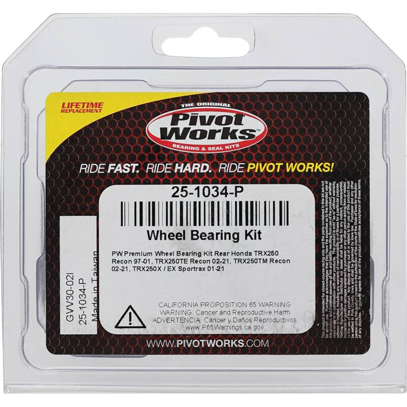 Pivot Works Pw Premium Wheel Bearing 25-1034-P 25-1034-P Photo - Primary