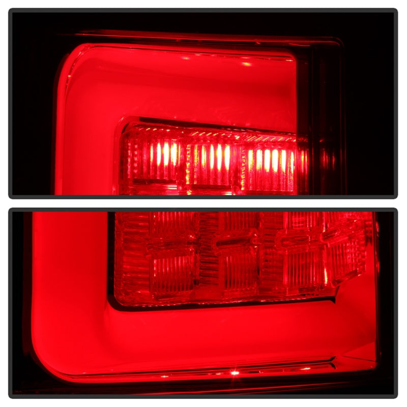 Spyder Jeep Grand Cherokee 05-06 Version 2 Light Bar LED Tail Lights - Chrome 5085832 5085832 Photo - Unmounted