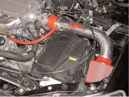 Injen 98-02 Honda Accord V6 3.0L/ 02-03 Acura TL V6 3.2L Black IS Short Ram Cold Air Intake IS1660BLK IS1660BLK Photo - Mounted