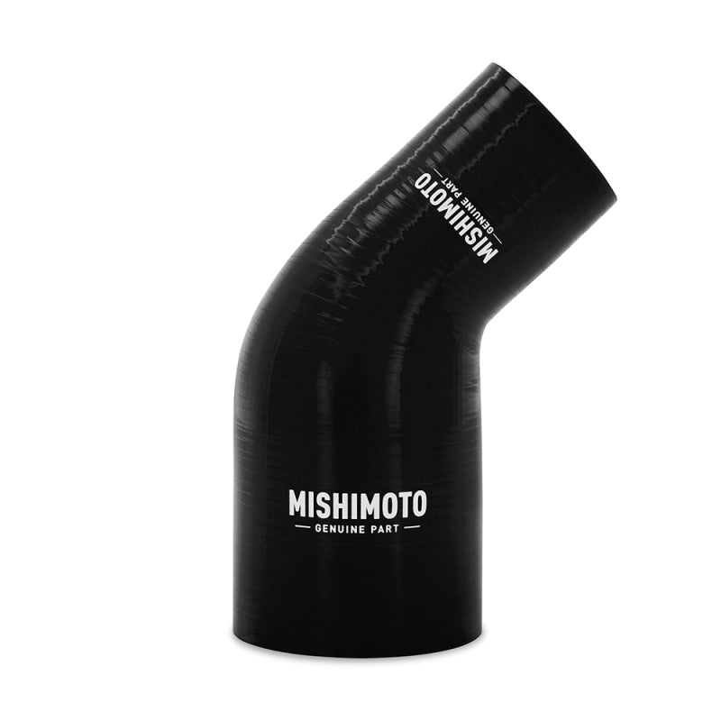 Mishimoto Silicone Reducer Coupler 45 Degree 1.75in to 2.5in - Black MMCP-R45-17525BK MMCP-R45-17525BK Photo - Primary