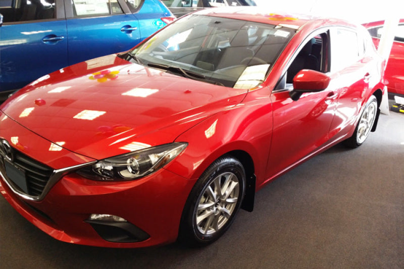 Rally Armor 2014+ Mazda3 Red Mud flap White logo 0LKZW MF31-UR-RD/WH User 1