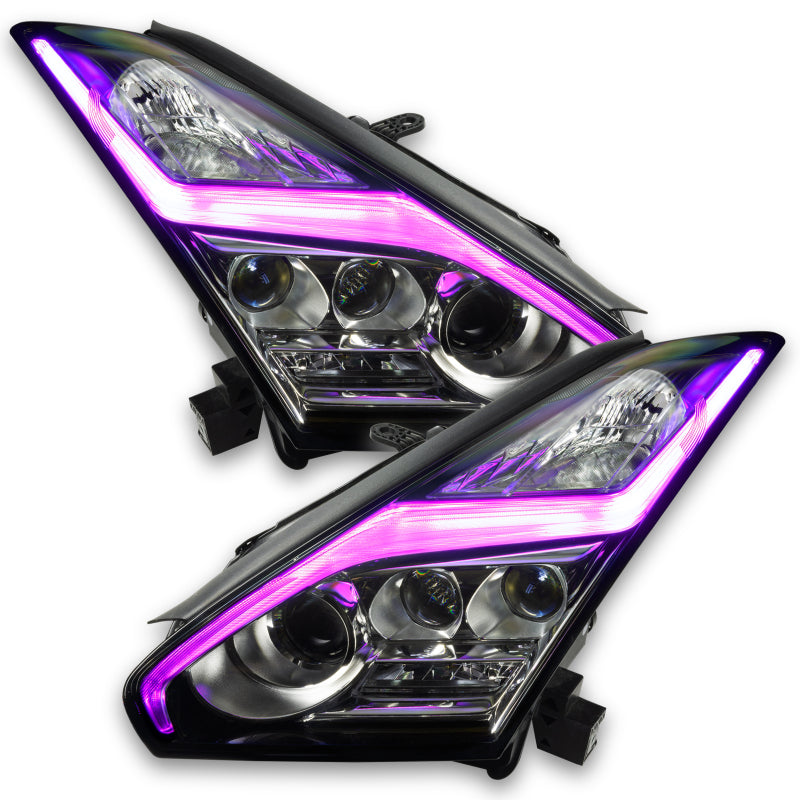 ORACLE Lighting Oracle 15-21 Nissan GT-R RGB+W (Lightning Bolt) Headlight DRL Upgrade Kit- ColorSHIFT w/o Controller 1283-334 1283-334 User 2