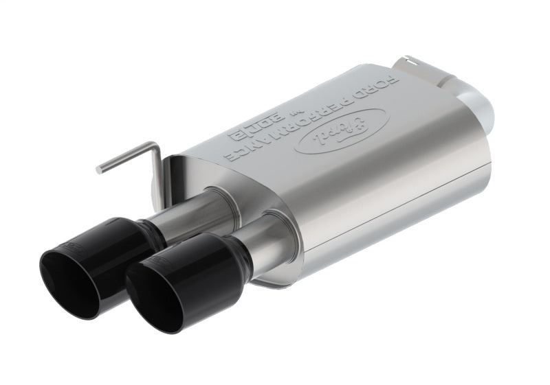 Ford Racing 2024 Mustang 2.3L Touring Non-Active Axle-Back w/GT Valance - Black Tip M-5230-M2TBV M-5230-M2TBV Photo - Unmounted