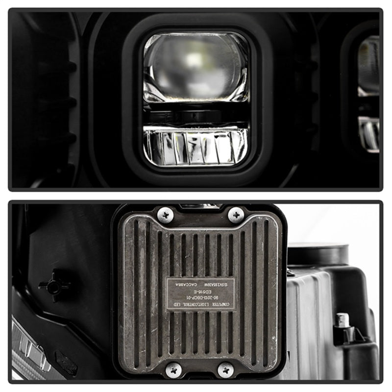 SPYDER 19-22 Dodge Ram 2500/3500 (Halogen Model Only) Proj. Headlights (PRO-YD-DR19HDHALAP-SEQ-BK) 5088604 5088604 Photo - Unmounted