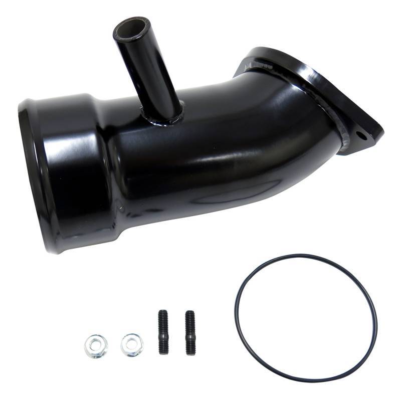 Wehrli 17-19 Chevrolet 6.6L L5P Duramax 3.5in Intake Horn w/PCV Port - Fine Texture Black WCF100721-FTB