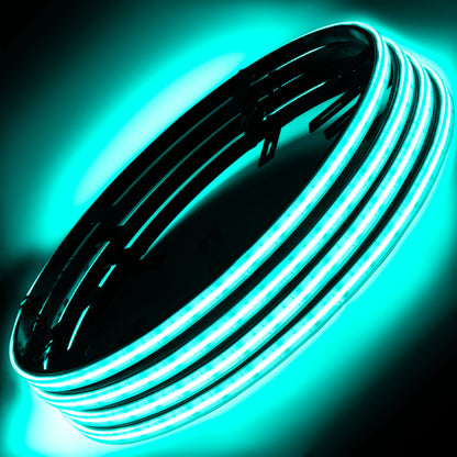 ORACLE Lighting LED Illuminated Wheel Rings 16.5in PLASMA ColorSHIFT w/BC2 Bluetooth Controller 4238-BC2 4238-BC2 Photo - Unmounted