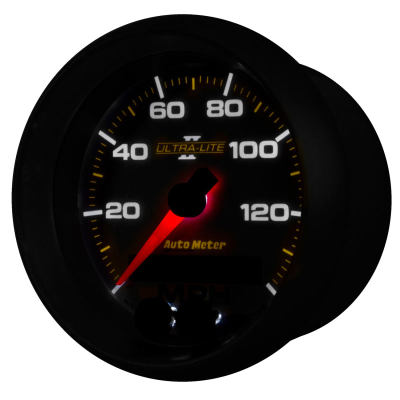 Autometer Ultra-Lite II 3-3/8in 0-140MPH In-Dash Electronic GPS Programmable Speedometer 4980 4980 User 3