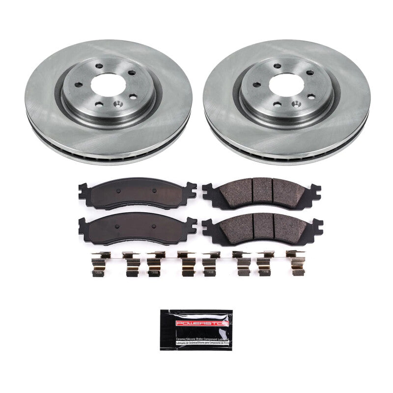 PowerStop Power Stop 2010 Ford Taurus Front Semi-Coated Rotor Kit SC5507 SC5507 Photo - Primary