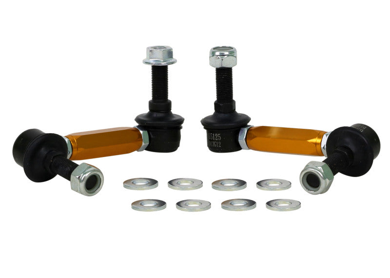 Whiteline Universal Sway Bar Link Assembly Heavy Duty Adjustable Steel Ball 115mm Size KLC180-115 KLC180-115 Photo - out of package