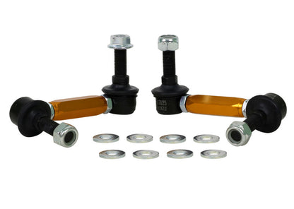 Whiteline Universal Sway Bar Link Assembly Heavy Duty Adjustable Steel Ball 115mm Size KLC180-115 KLC180-115 Photo - out of package