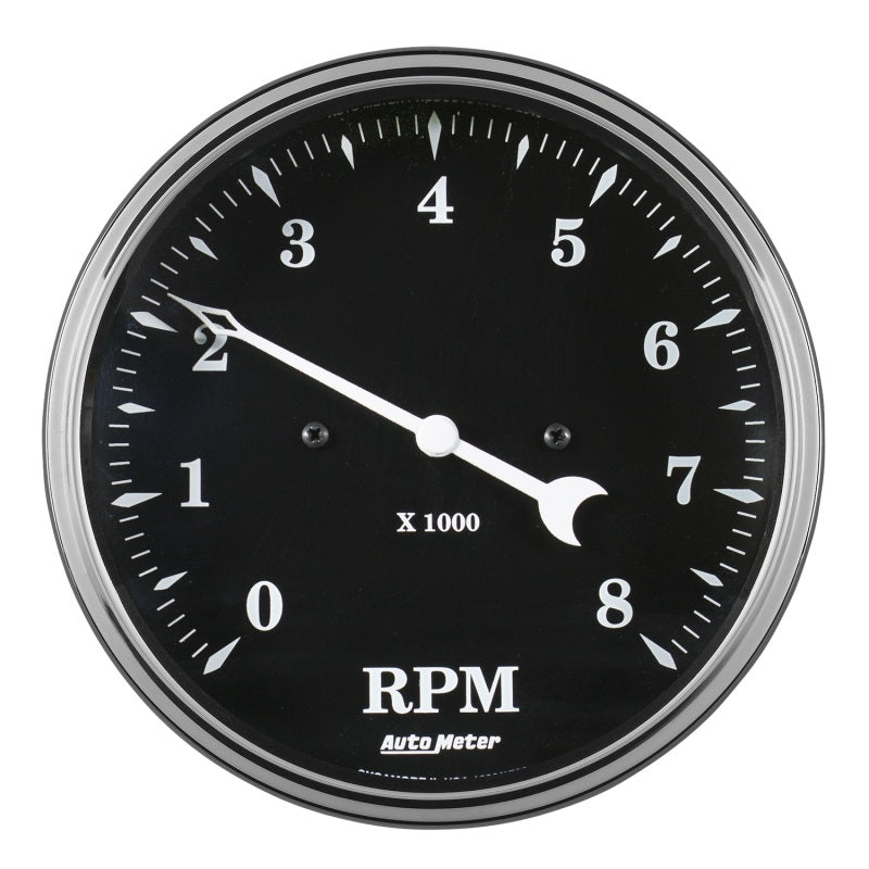 Autometer 5" Tachometer, 8K Rpm, In-Dash, Old Tyme Black 1799 Photo - Primary