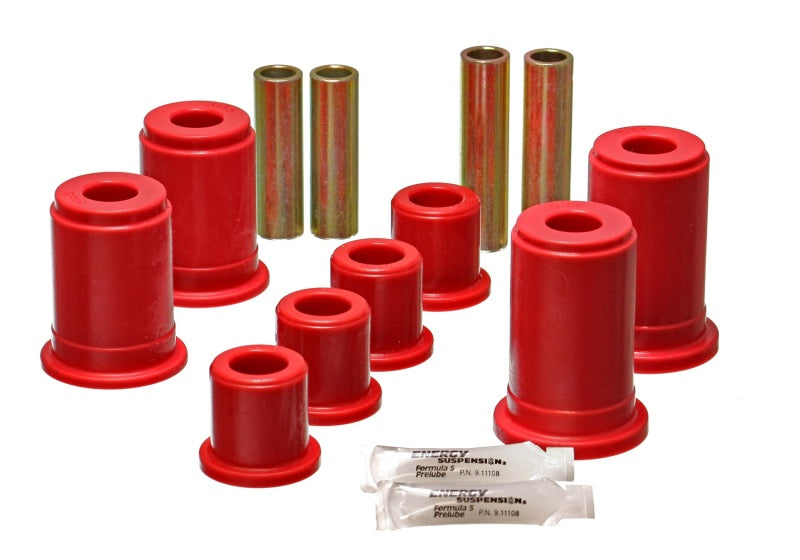 Energy Suspension Control Arm Bushing Set Red Chevrolet Silverado 1500 Base 1999-2004 3.3186R Photo - Primary