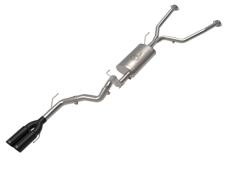 aFe 23-24 Toyota Sequoia V6 3.4L Vulcan Series 2-1/2in to 3in 304 SS Cat-Back Exhaust w/ Black Tip 49-36068-B 49-36068-B Photo - Primary
