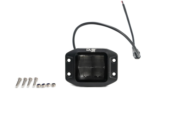 DV8 Offroad Elite Series 3in Cube LED Light 40W Spot 3W LED BE3FMW40W BE3FMW40W Photo - Primary