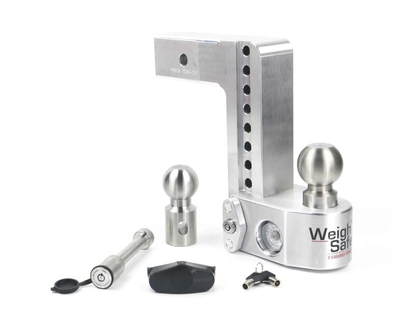 Weigh Safe 8in Drop Hitch w/Built-in Scale & 2.5in Shank (10K/18.5K GTWR) w/WS05 - Aluminum WS8-2.5-KA WS8-2.5-KA User 1