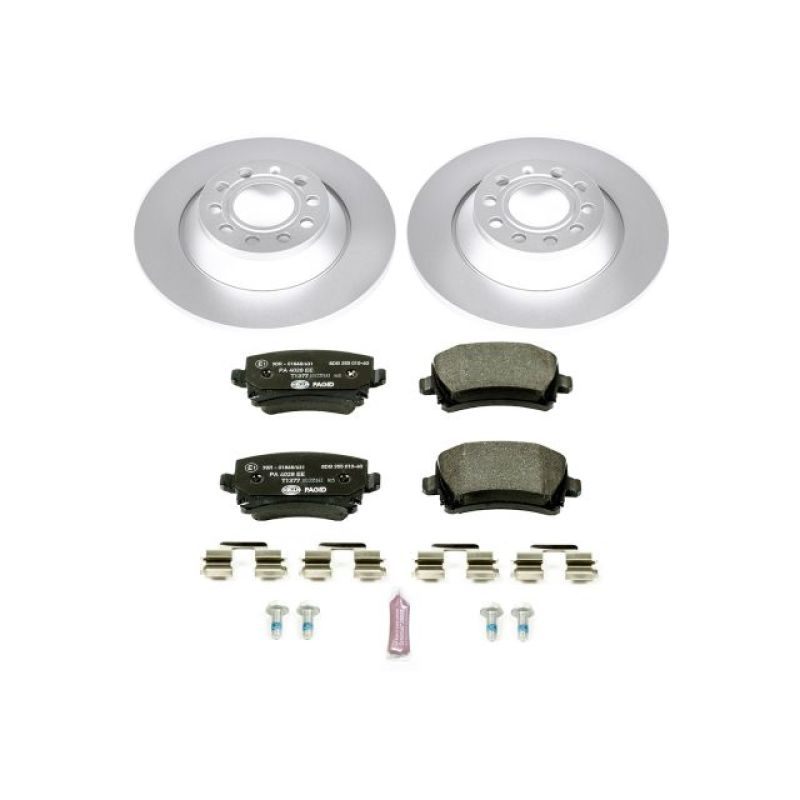 PowerStop Power Stop 05-11 Audi A6 Rear Euro-Stop Brake Kit ESK4625 ESK4625 Photo - Primary