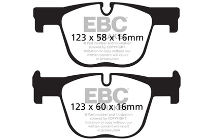 EBC 2017+ BMW 430 Coupe/Gran Coupe (F32/F33/F36) Bluestuff Rear Brake Pads DP52131NDX DP52131NDX Photo - Primary
