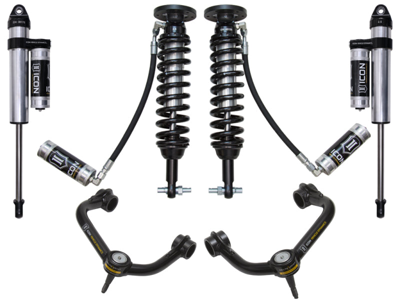ICON 2015+ Ford F-150 2WD 1.75-3in Stage 4 Suspension System w/Tubular Uca K93094T K93094T Photo - Primary
