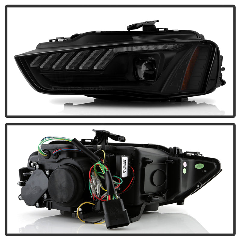 Spyder 13-16 Audi A4/S4 HID Model Only High-Power LED Headlights - Black PRO-YD-AA413HIDAP-BK 5088352 5088352 User 1