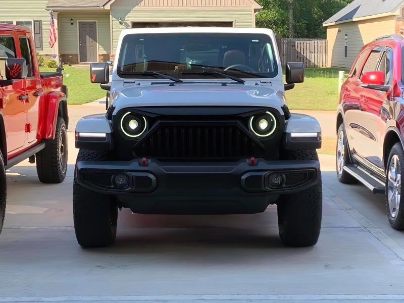ORACLE Lighting Oracle Oculus Bi-LED Projector Headlights for Jeep JL/Gladiator JT - Matte Black - 5500K 5839-504 5839-504 Photo - lifestyle view