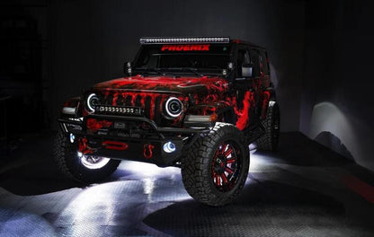 ORACLE Lighting Oracle LED Illuminated Wheel Rings - Double LED - White 4228-001 4228-001 Photo - lifestyle view