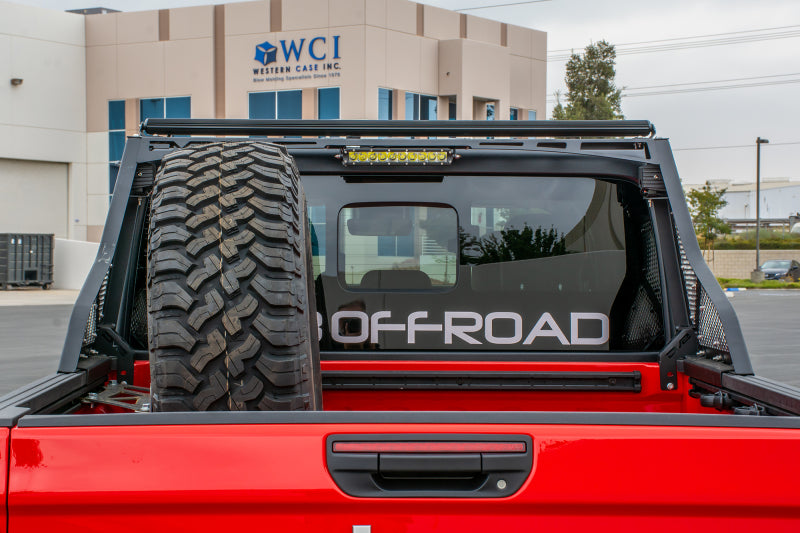 DV8 Offroad 2019+ Jeep Gladiator Bolt On Chase Rack RRGL-01 RRGL-01 Photo - Close Up