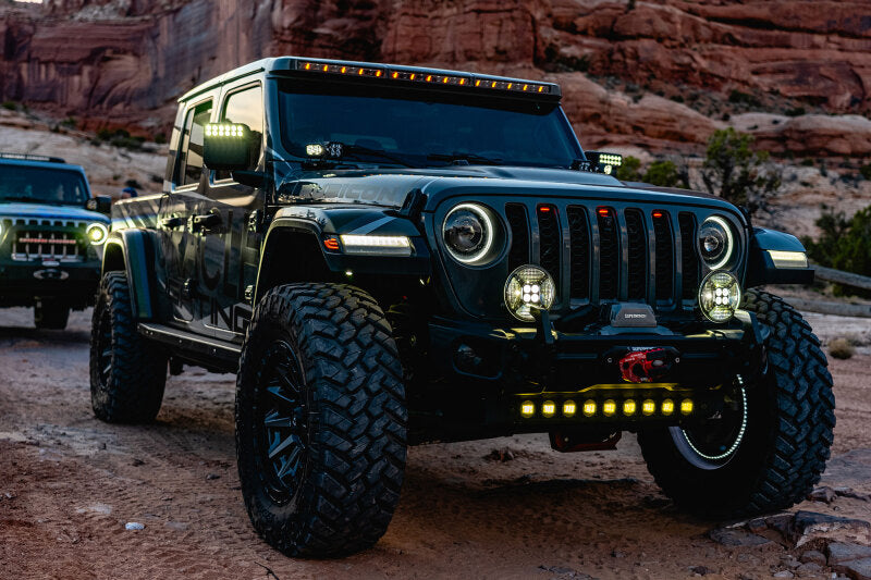 ORACLE Lighting Oracle Jeep Wrangler JL/Gladiator JT Integrated Windshield LED Light Bar System 5917-023 5917-023 Photo - lifestyle view