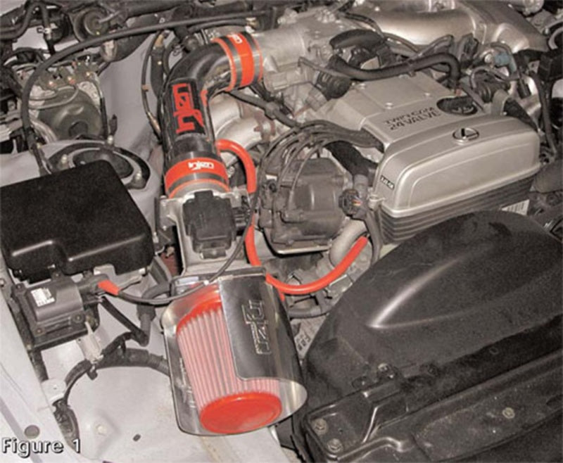 Injen 92-95 Toyota Supra V6 3.0L Black IS Short Ram Cold Air Intake IS2083BLK IS2083BLK Photo - Mounted