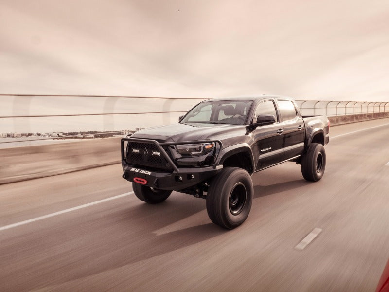 Road Armor 16-20 Toyota Tacoma Stealth Front Winch Bumper w/Lonestar Guard - Tex Blk 9161F5B 9161F5B Photo - Primary