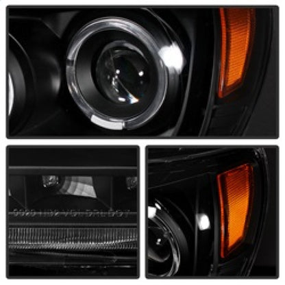 SPYDER Xtune Toyota Tacoma 05-11 Halo Projector Headlights Black PRO-JH-TT05-LED-BK 9027857 9027857 Photo - Unmounted
