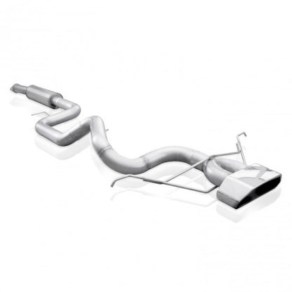 Stainless Works 2013-18 Ford Focus ST 3in Catback Vintage Round Muffler Wide Tip FC13CB-WT FC13CB-WT Photo - Primary