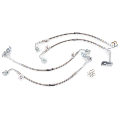 Russell Performance 07-08 Jeep Wrangler JK Stock Height to 1in Lift Brake Line Kit 694860 694860 Photo - Primary