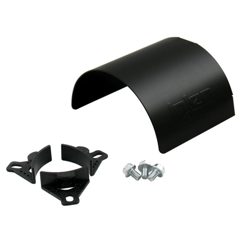 Injen Black Aluminum Air Filter Heat Shield Universal Fits 3.50 HS3500BLK Photo - Primary