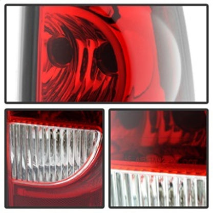 SPYDER Xtune Chevy Silverado 1500-2500-3500 03-06 OEM Style Tail Lights Red Clear ALT-JH-CS03-OE-RC 9026362 9026362 Photo - Unmounted