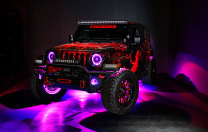 ORACLE Lighting Oracle Bluetooth + RF Underbody Rock Light Kit - 8 PCS - ColorSHIFT 5819-333 5819-333 Photo - lifestyle view