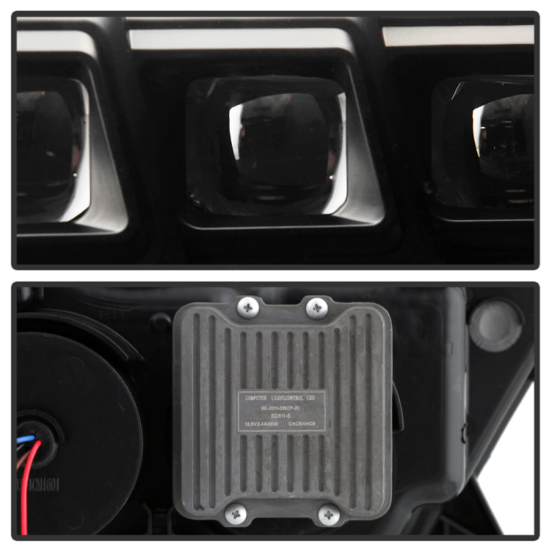 Spyder 16-20 Toyota Tacoma Halogen Model Only High-Power LED Headlights - Black PRO-YD-TT16HALAP-BK 5088376 5088376 User 2