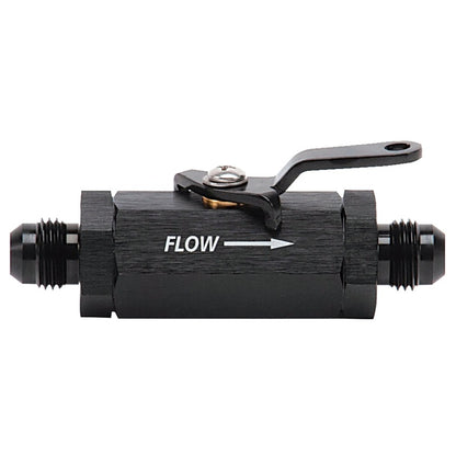 Russell Performance Shutoff Valve -6 AN Male Black Finish 650633 650633 Photo - Primary