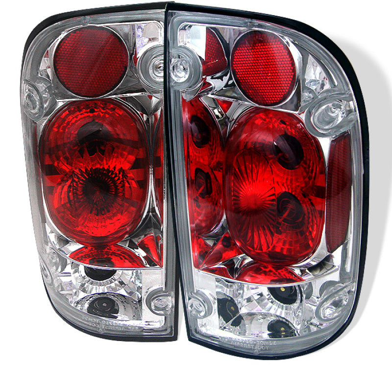 Spyder Toyota Tacoma 95-00 Euro Style Tail Lights Chrome ALT-YD-TT95-C 5007995 5007995 Photo - Primary