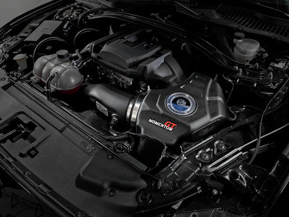 aFe Momentum GT CAIS w/ Pro 5R Media 18-19 Ford Mustang L4-2.3L (t) EcoBoost 50-70050R 50-70050R Photo - Mounted