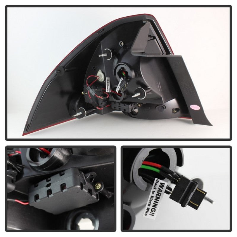Spyder Chevy Impala 2006-2013 LED Tail Lights Red Clear ALT-YD-CHIP06-LED-RC 5076403 5076403 User 1