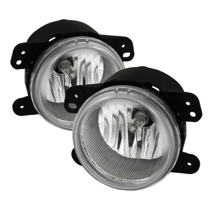 Spyder Dodge Magnum 05-08/Journey 09-10 Jeep Wrangler 07-09 OEM Fog Lights W/Switch Clear FL-DM05-C 5015372 5015372 Photo - Primary
