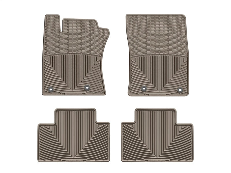 WeatherTech WT Rubber Mats - Rear - Tan Floor Mats Floor Mats - Rubber main image