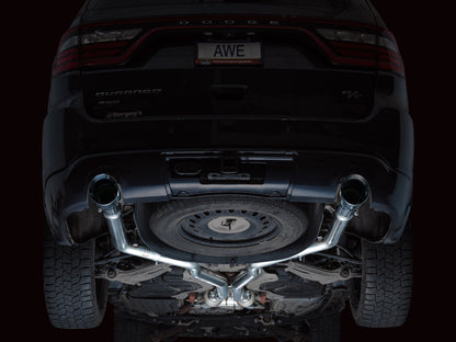 AWE Tuning 11-24 Dodge Durango 5.7L Track Edition Exhaust w/ Chrome Silver Tips 3020-32575 3020-32575 Photo - Mounted